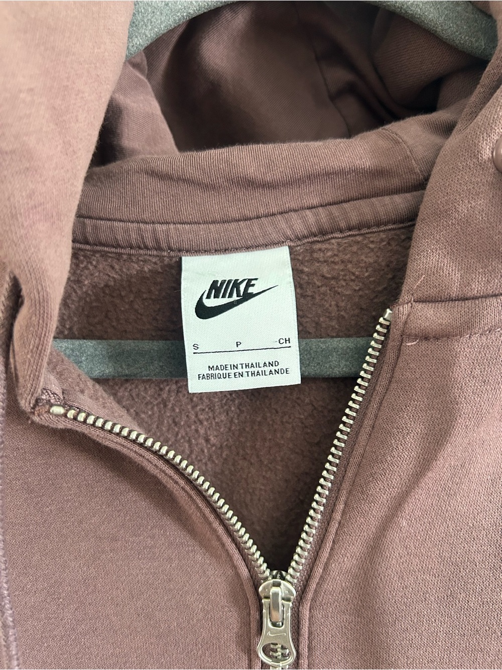 Nike Phoenix Fleece Oversized Zip Up Hoodie Sweatshirt Womens S - Picture 6 of 9
